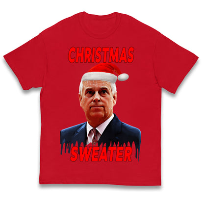 Prince Andrew Christmas Kids T Shirt