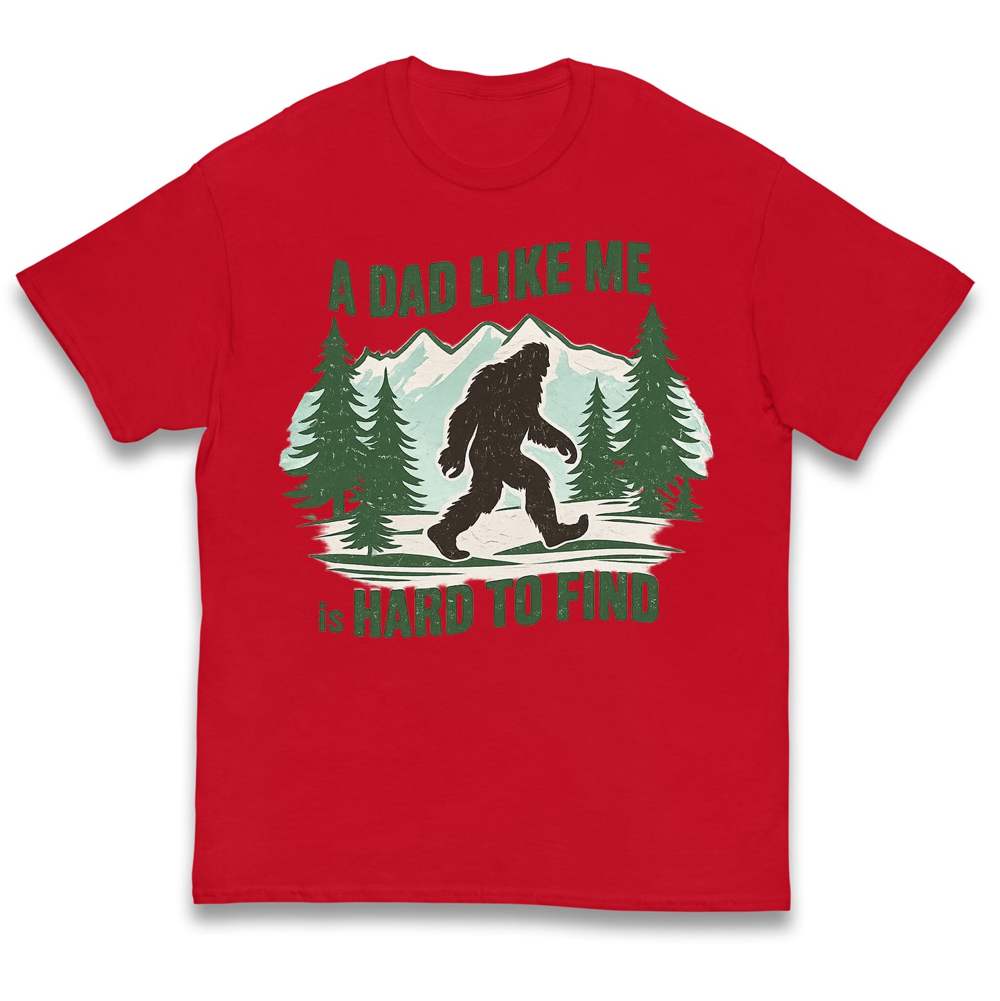 Retro Funny Bigfoot Dad Kids T Shirt