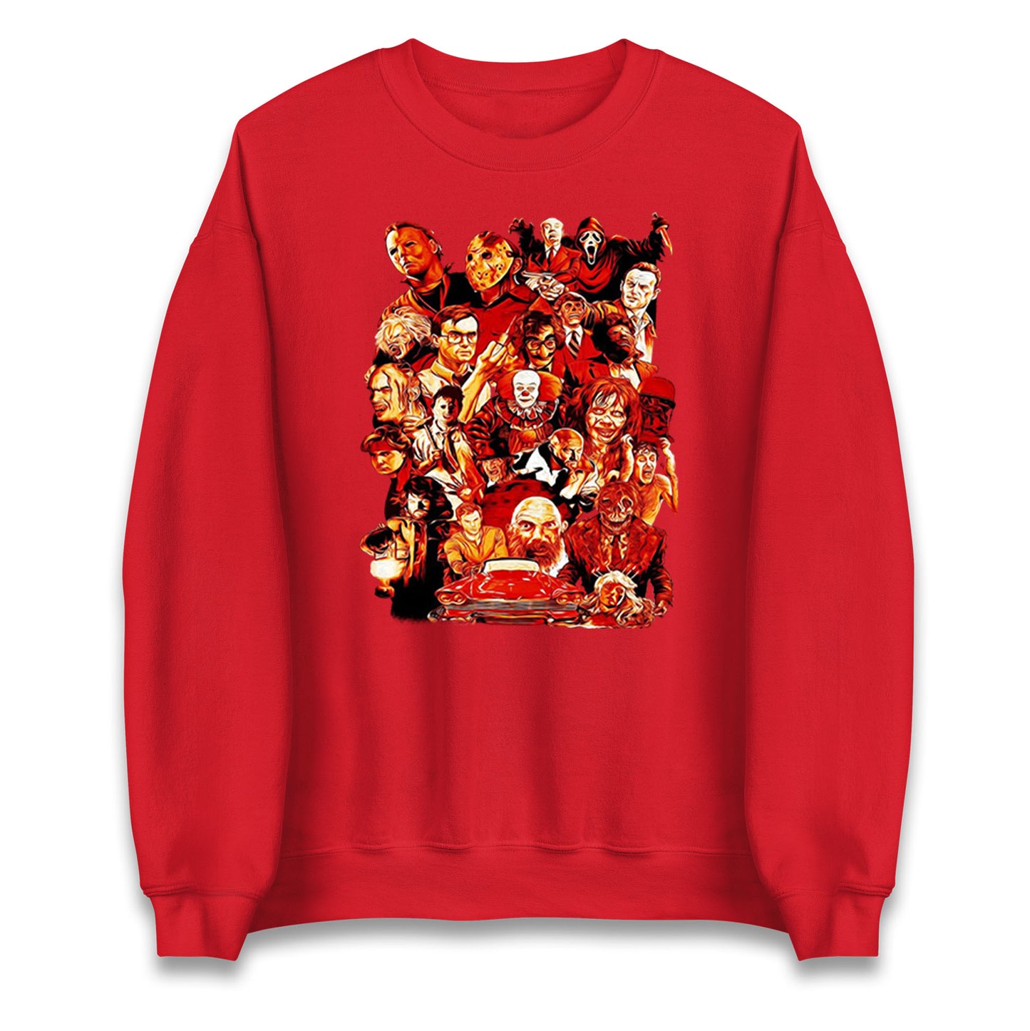 Horror Characters Halloween Unisex Sweatshirt