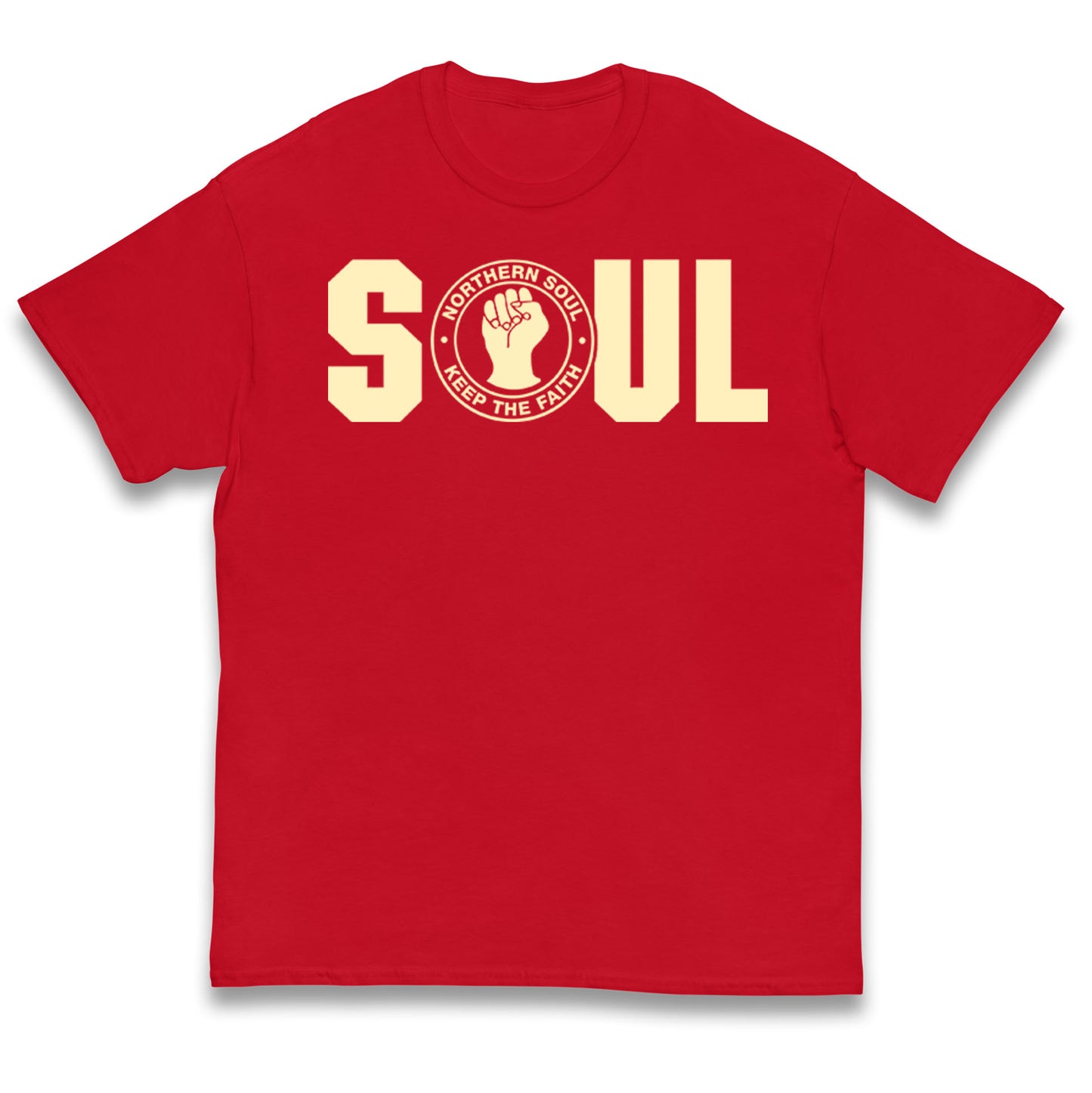 Northern Soul Keep The Faith Logo Kids T Shirt