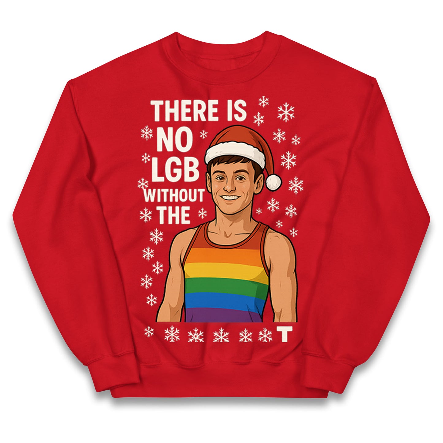 Tom Daley Christmas Kids Jumper