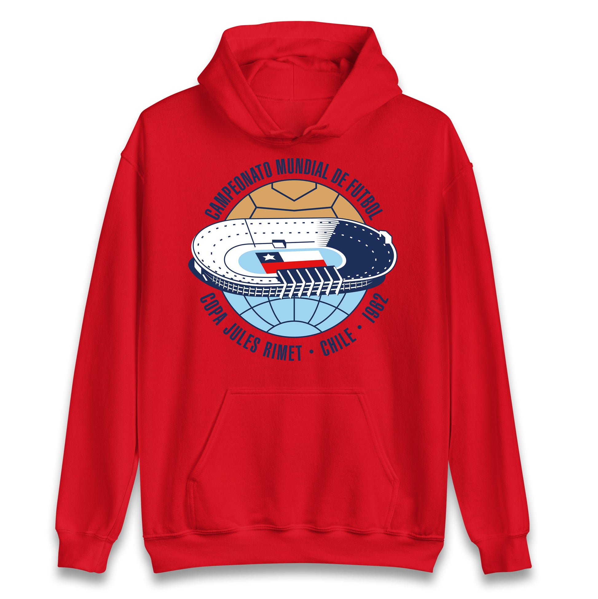 Chile 1962 Retro World Cup Hoodie