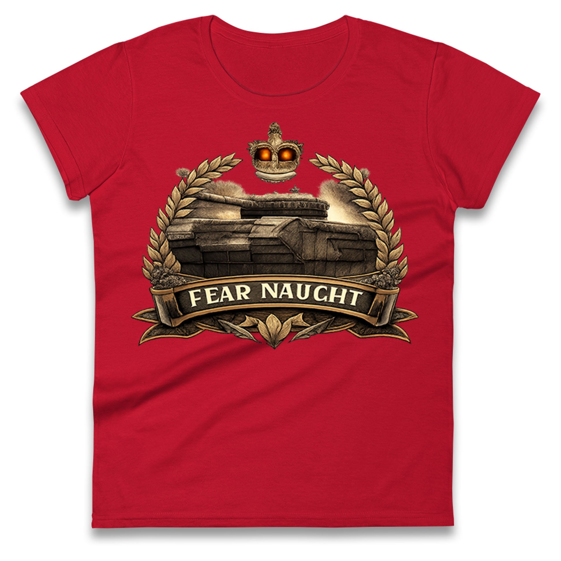 Fear Naught Royal Tank Regiment Ladies T Shirt