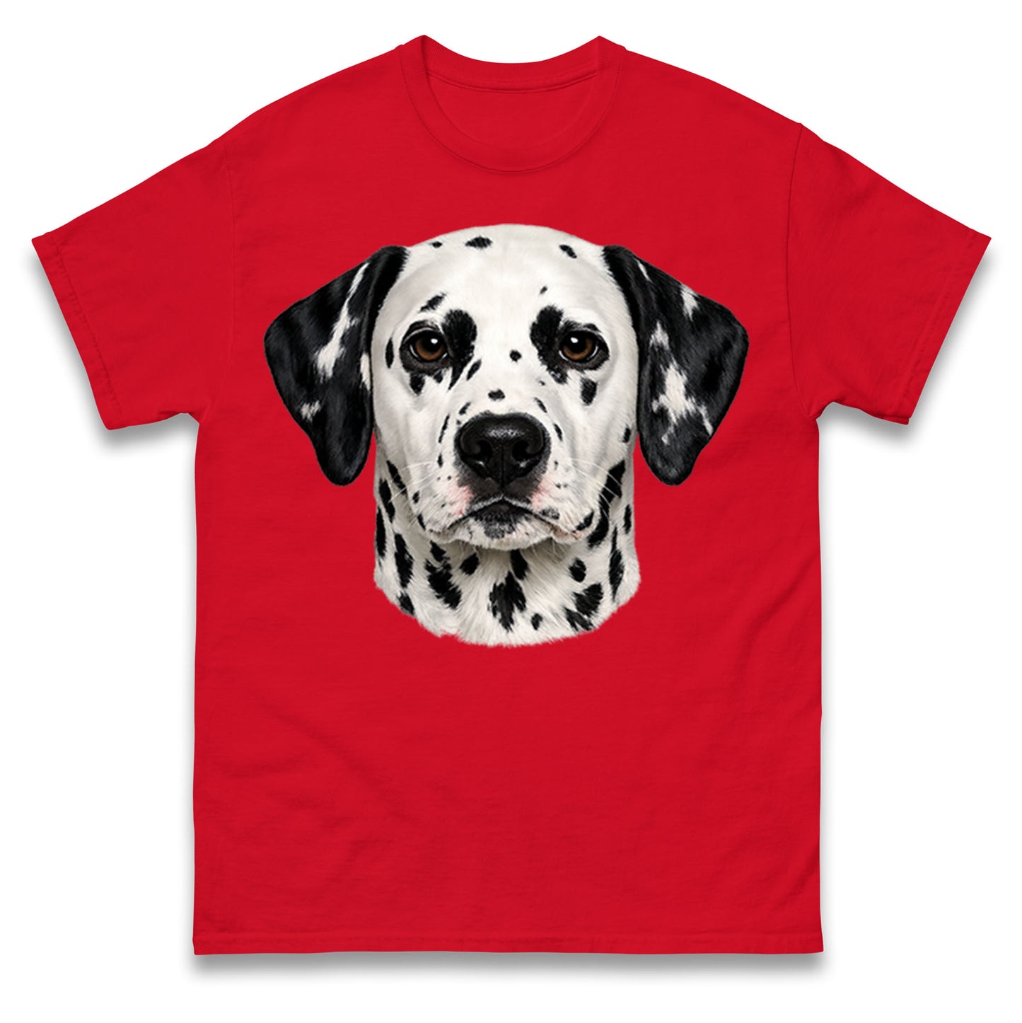 Dalmatian Dog Face T Shirt