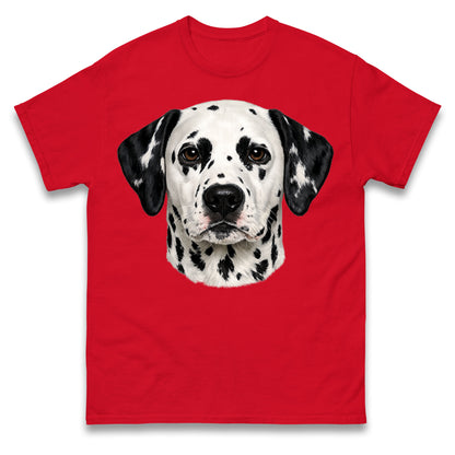 Dalmatian Dog Face T Shirt