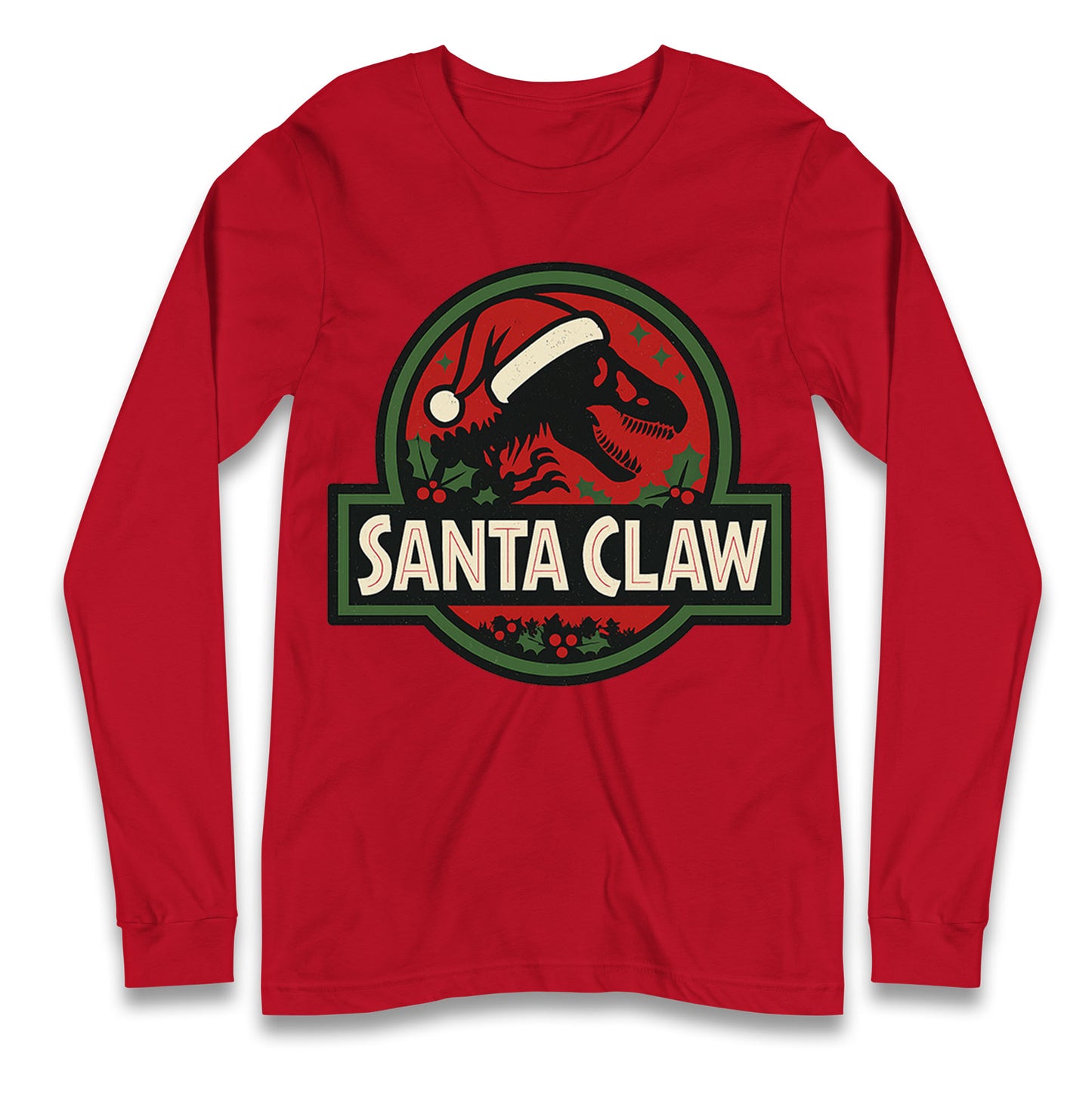 Jurassic Park Christmas Longsleeve T Shirt