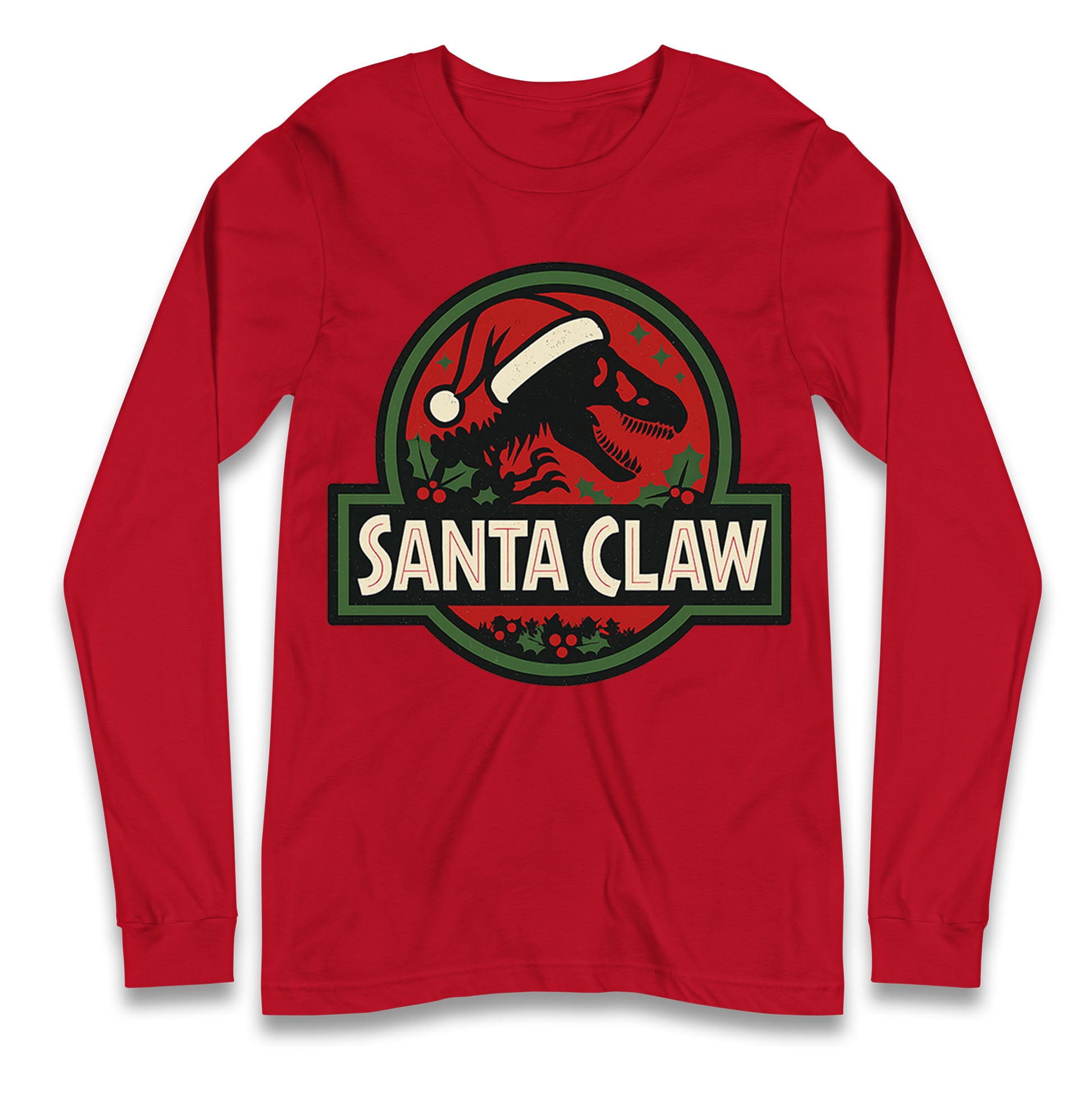Jurassic Park Christmas Longsleeve T Shirt