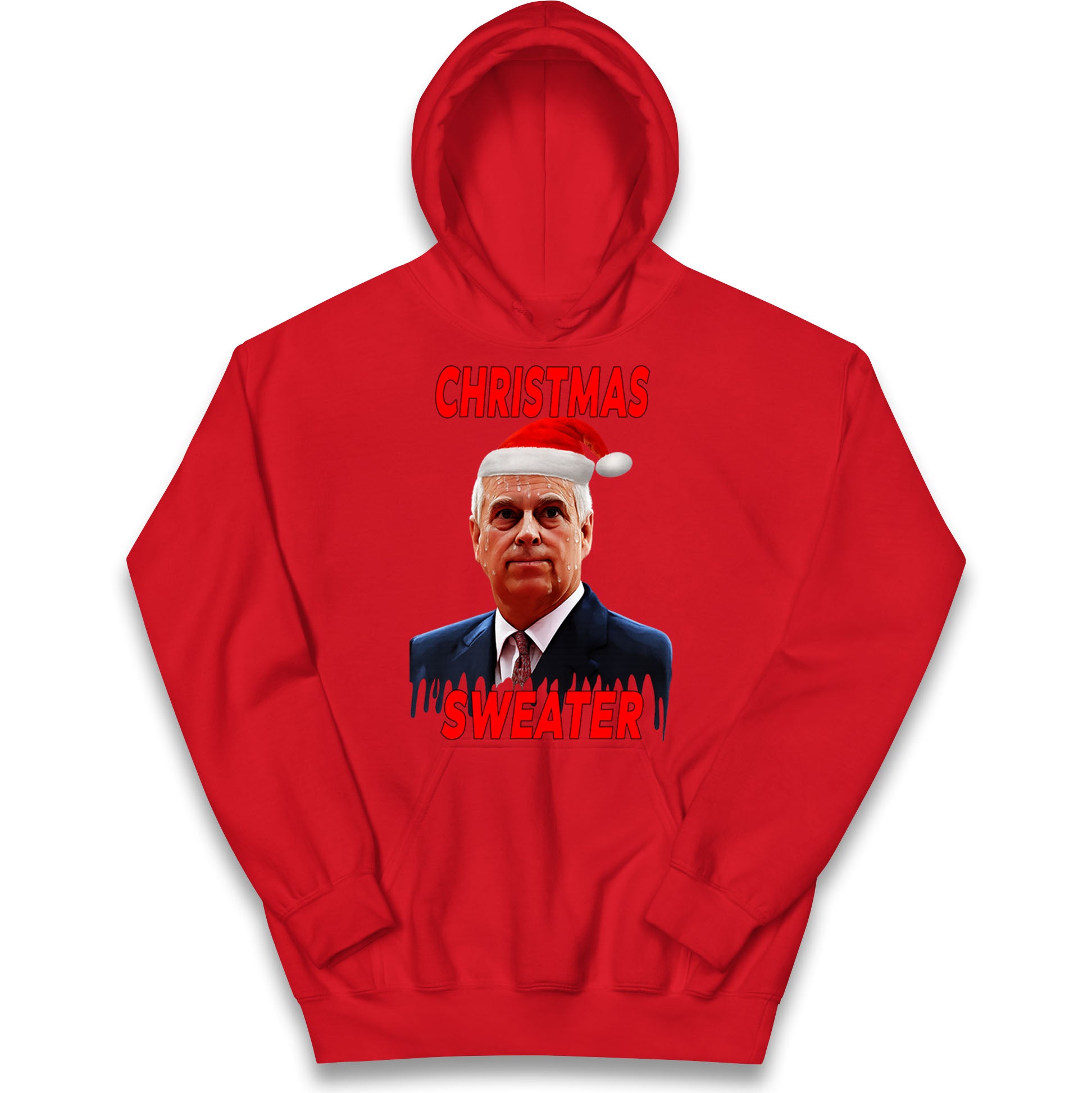 Prince Andrew Christmas Kids Hoodie