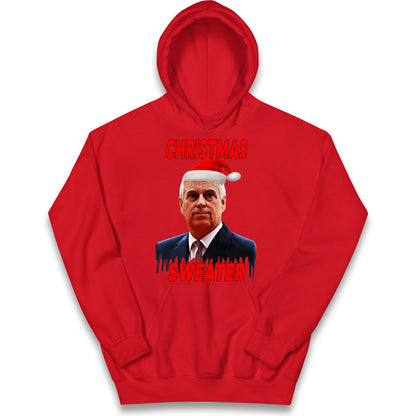 Prince Andrew Christmas Kids Hoodie