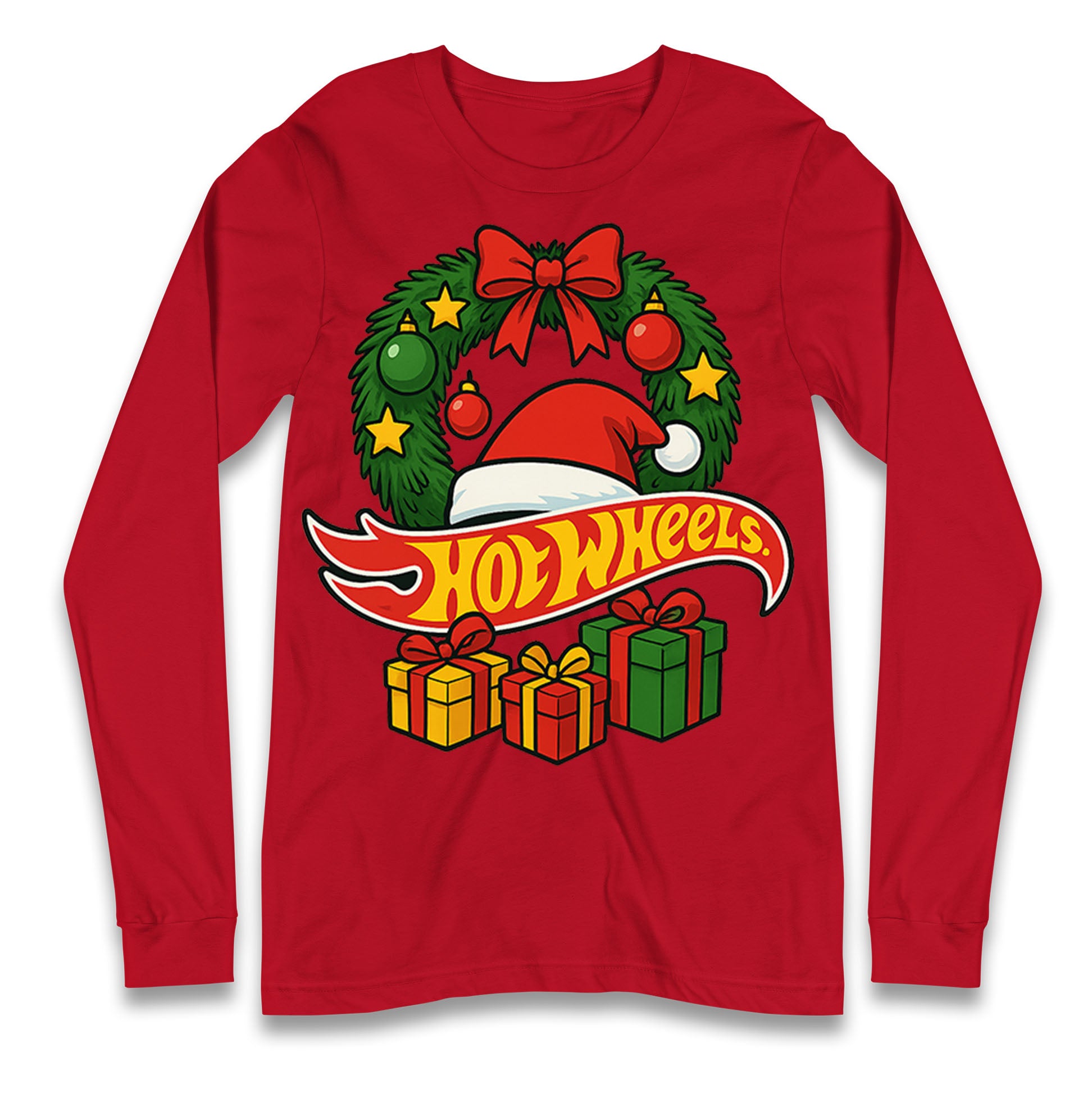 Hotwheels Christmas Longsleeve T Shirt