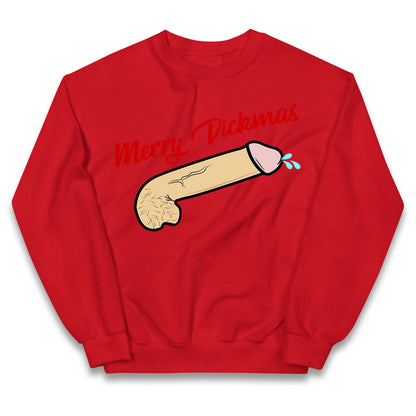 Merry Dickmas Funny Jumper