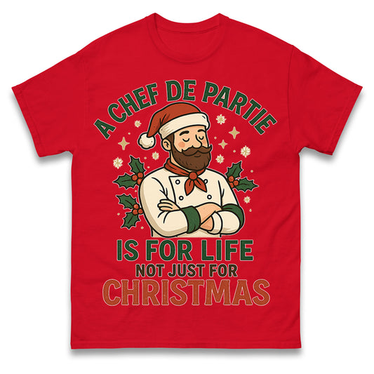 Chef De Partie Christmas T Shirt