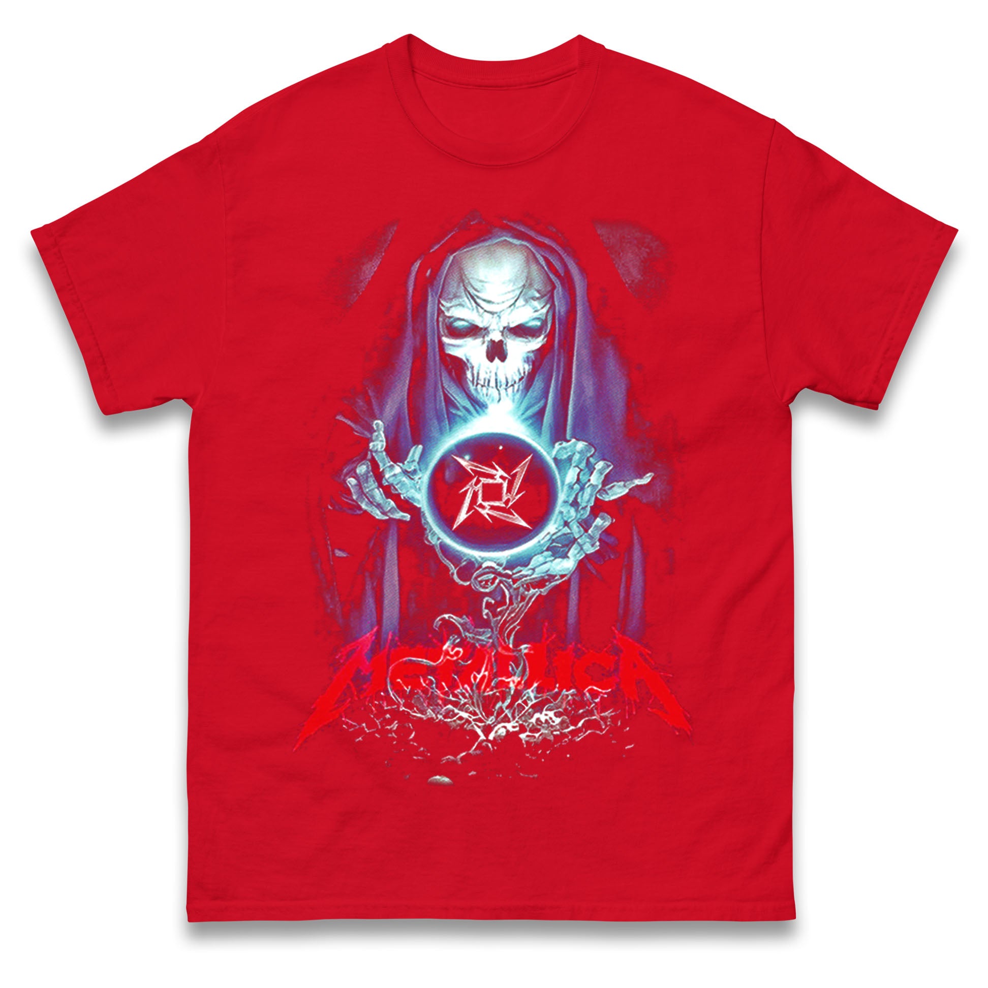 Metallica Skellington Sorcerer T Shirt 