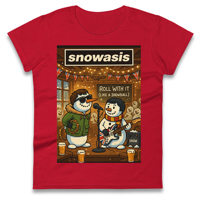 Snowasis Christmas Ladies T Shirt