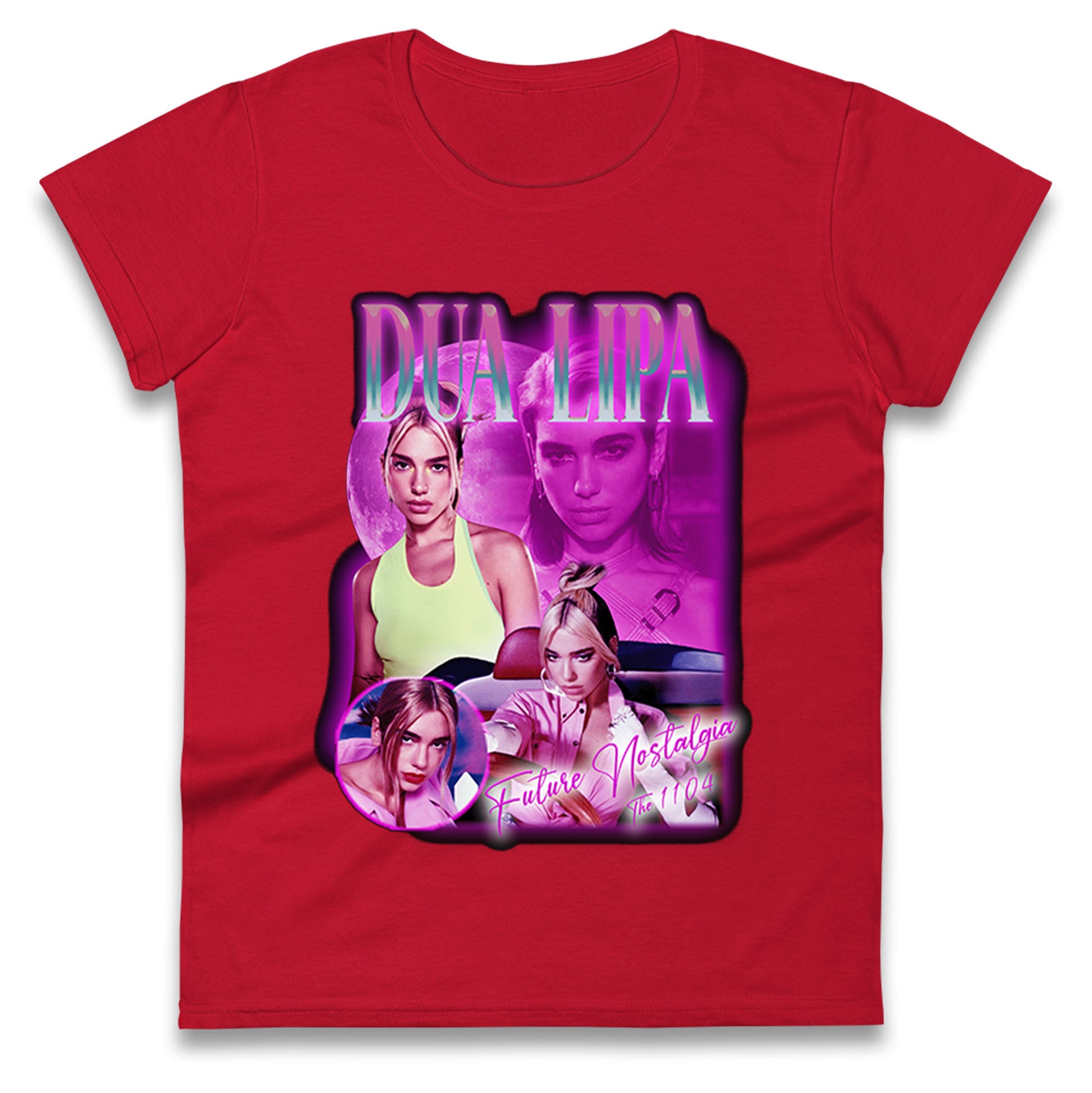 Dua Lipa Future Nostalgia Ladies T Shirt