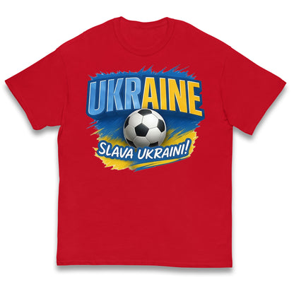 Ukraine Retro World Cup Kids T Shirt