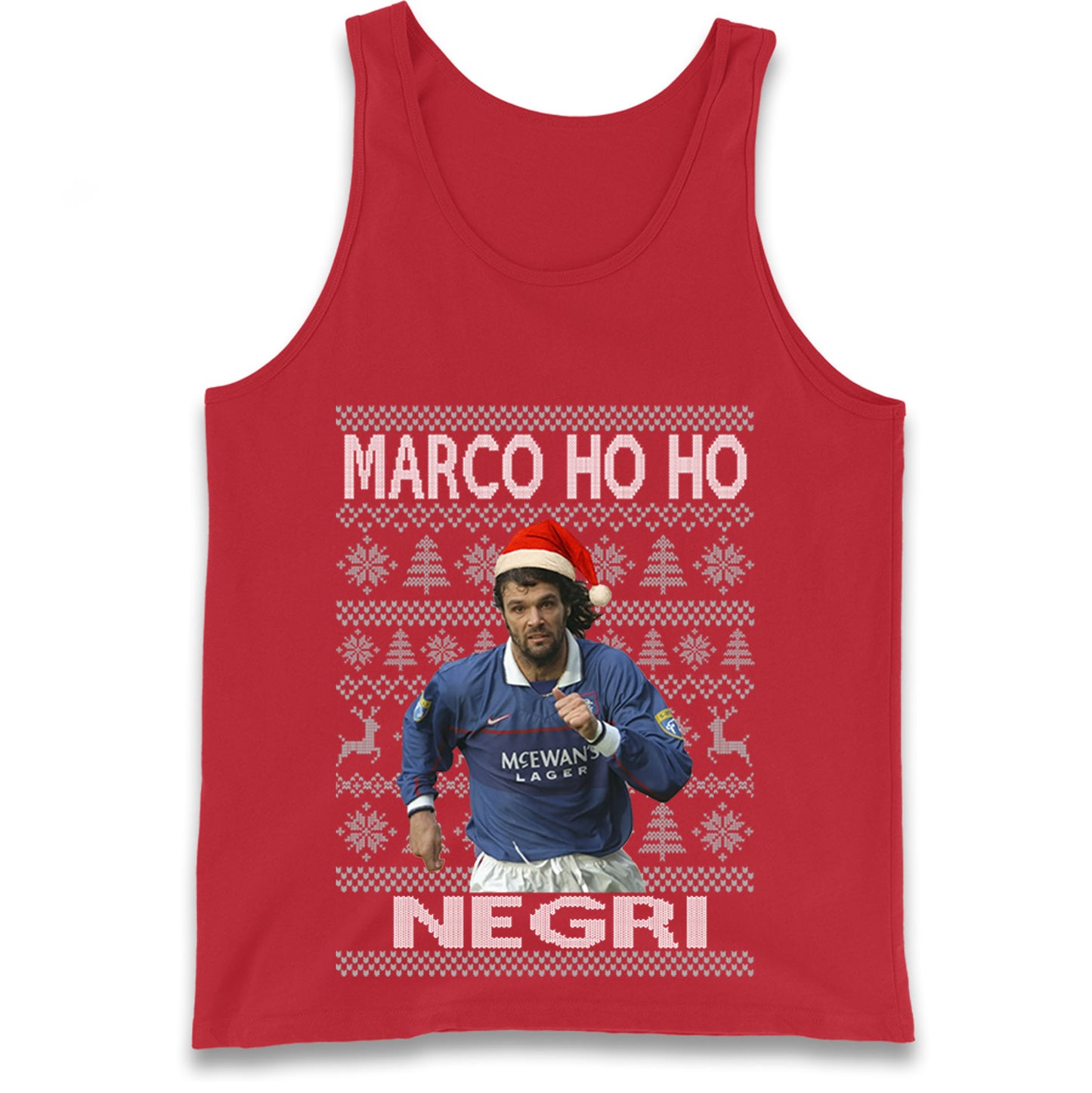 Rangers FC Christmas Tank Top
