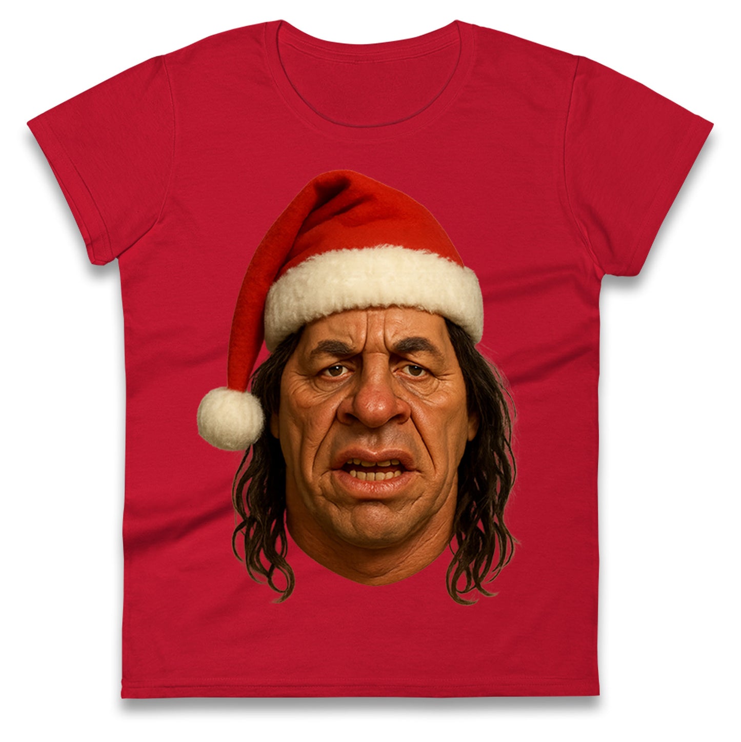 Bret Hart Christmas Ladies T Shirt