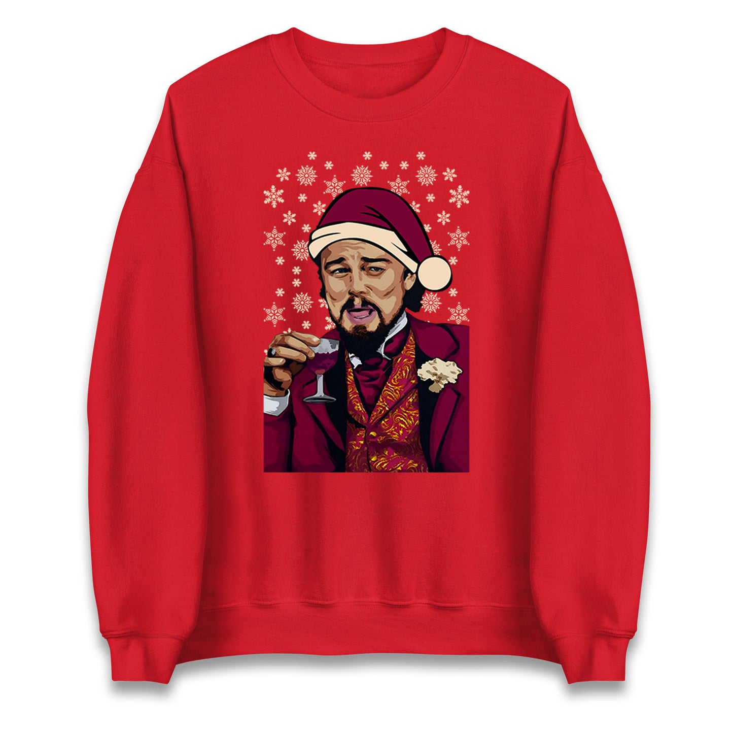 leonardo dicaprio christmas sweatshirt
