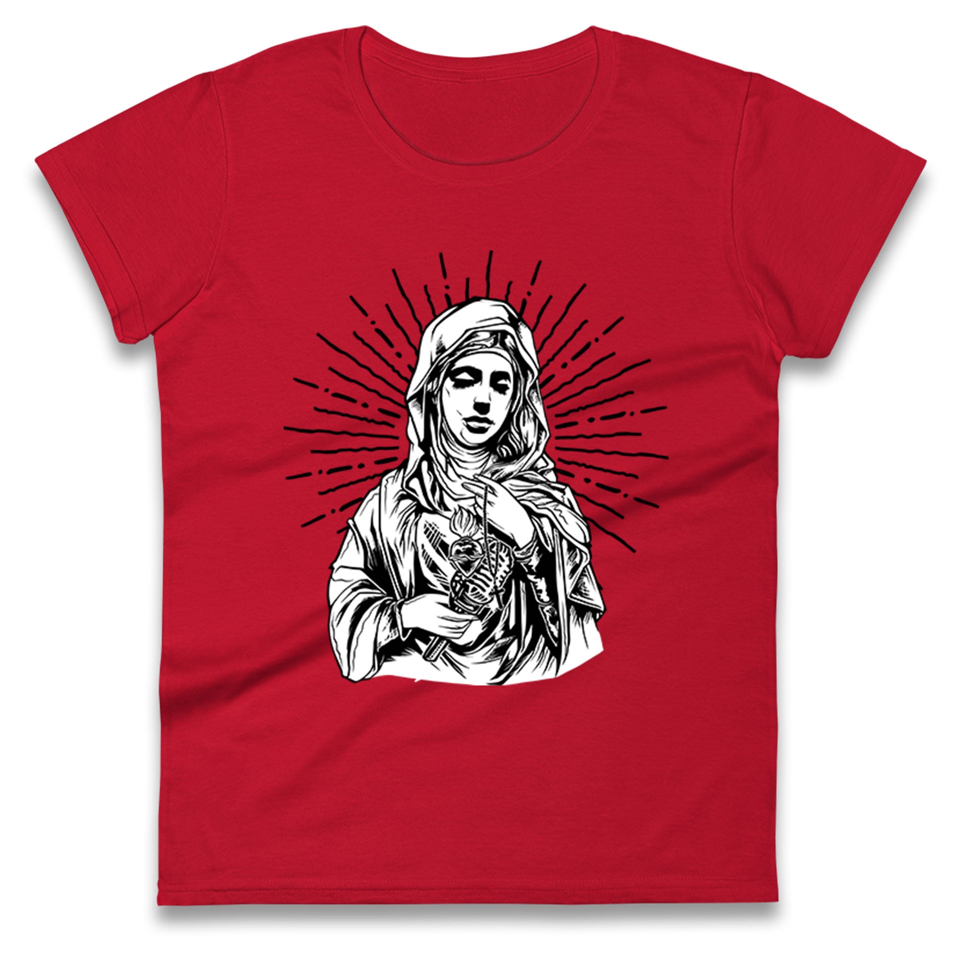 Mary Mother Of God Ladies T Shirt
