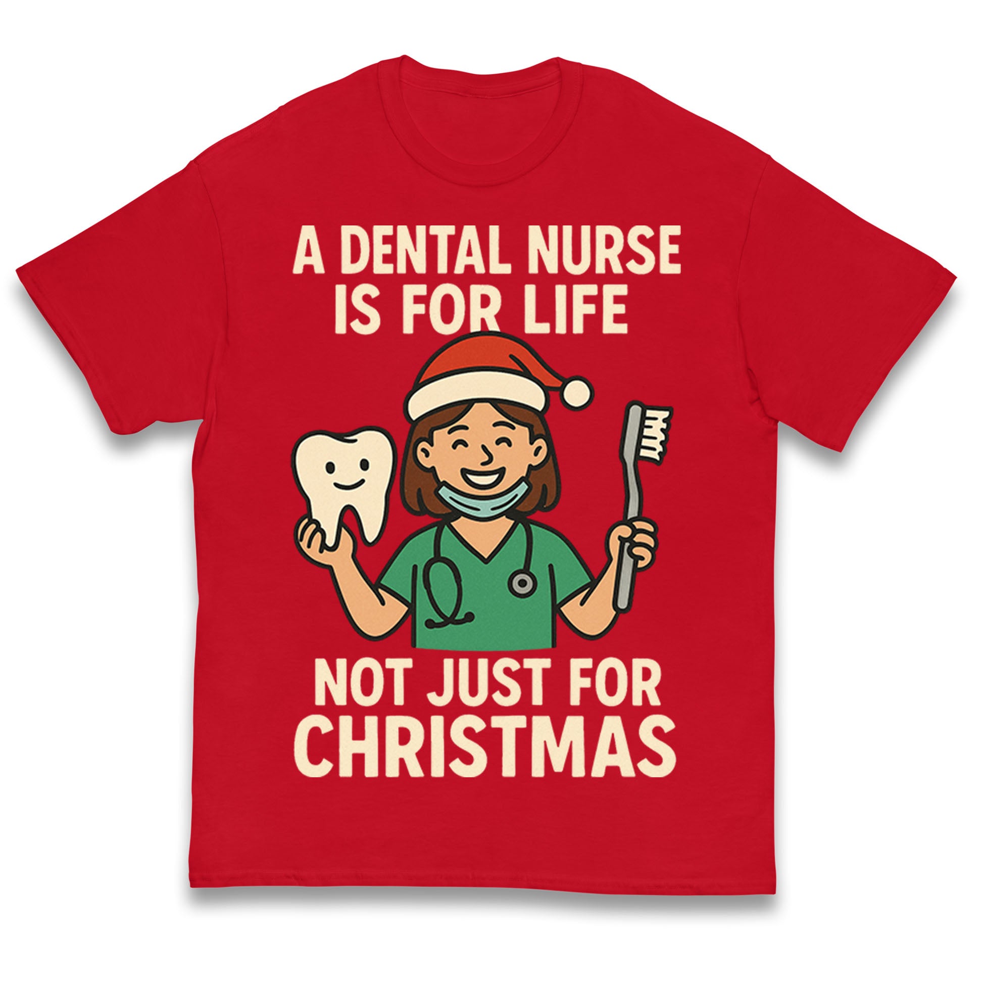 Dental Nurse Christmas Kids T Shirt