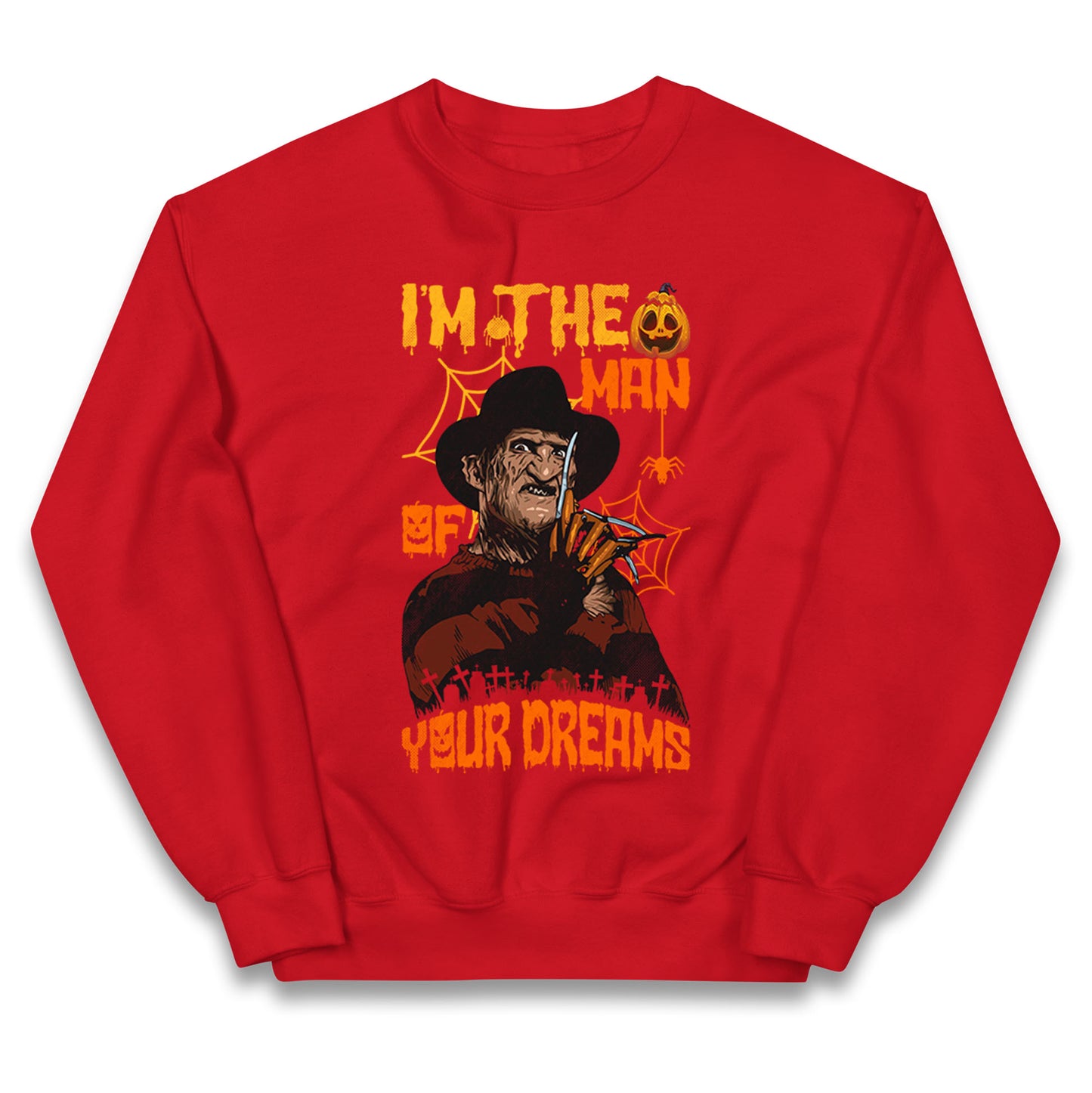 Freddy Krueger I Am The Man Of Your Dreams Halloween Kids Jumper