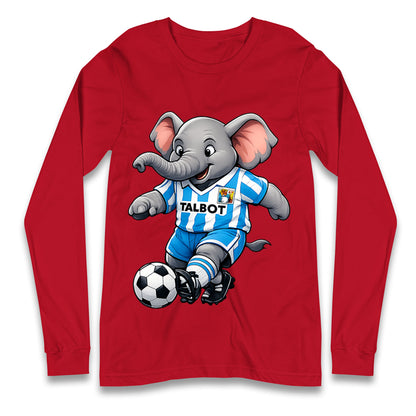Retro Coventry City Football Longsleeve T Shirt 