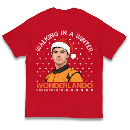Lando Norris Christmas Kids T Shirt