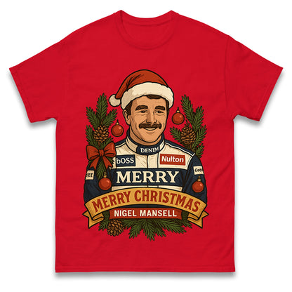 Nigel Mansell Christmas T Shirt