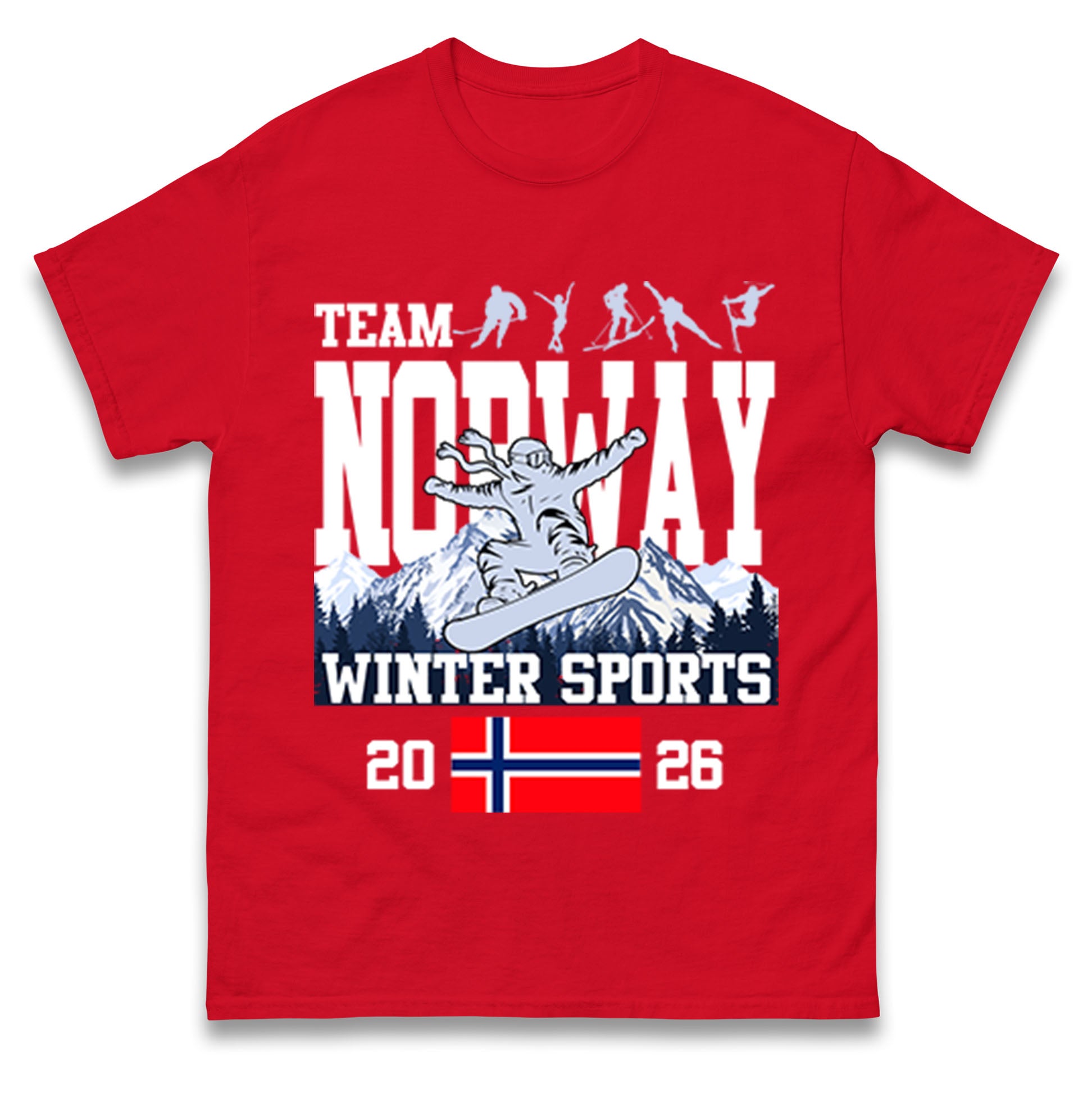 Norwegian Winter Sports T Shirt 
