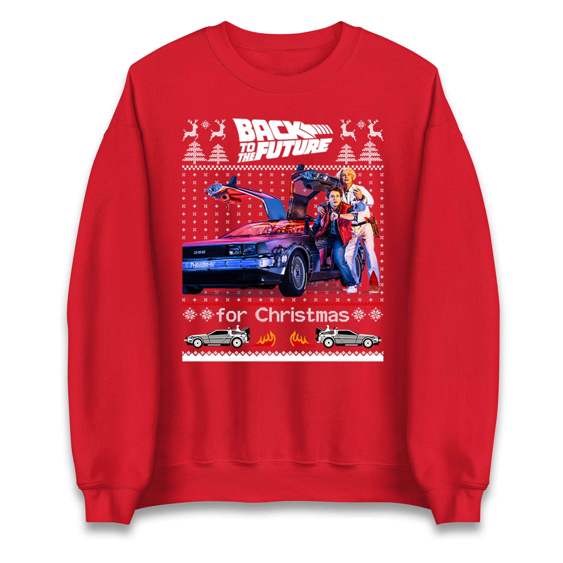 Back To The Future Christmas Jumper