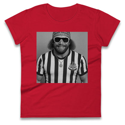 Macho Man Newcastle United Ladies T Shirt