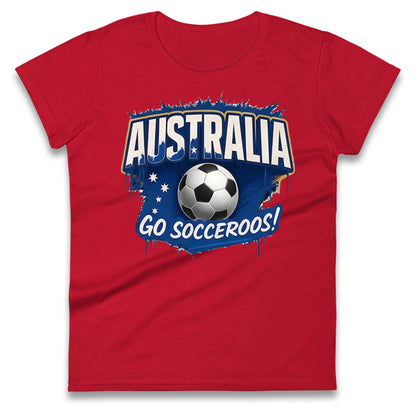 Australia Go Socceroos Ladies Shirt