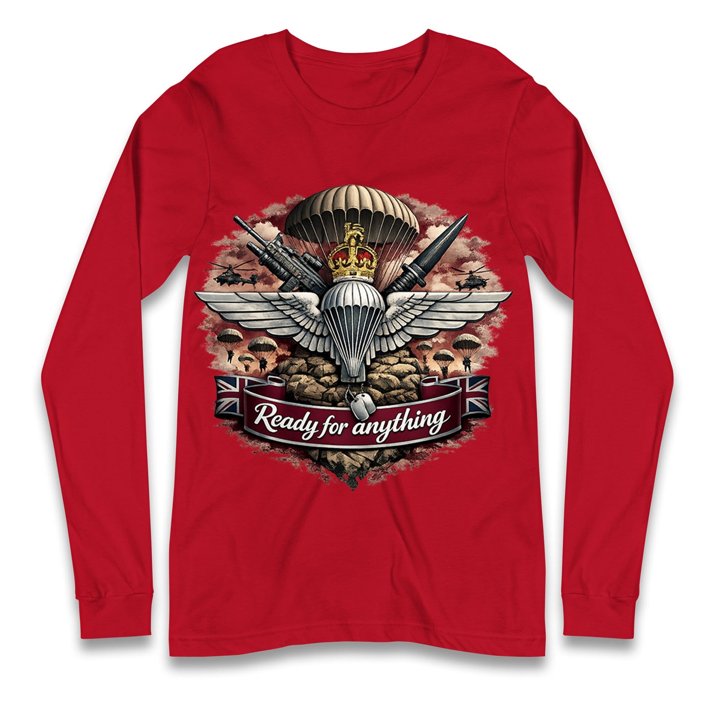 Ready for Anything Parachute Regiment Long Sleeve Shirt