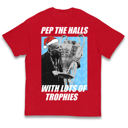 Pep Guardiola Christmas Kids T Shirt