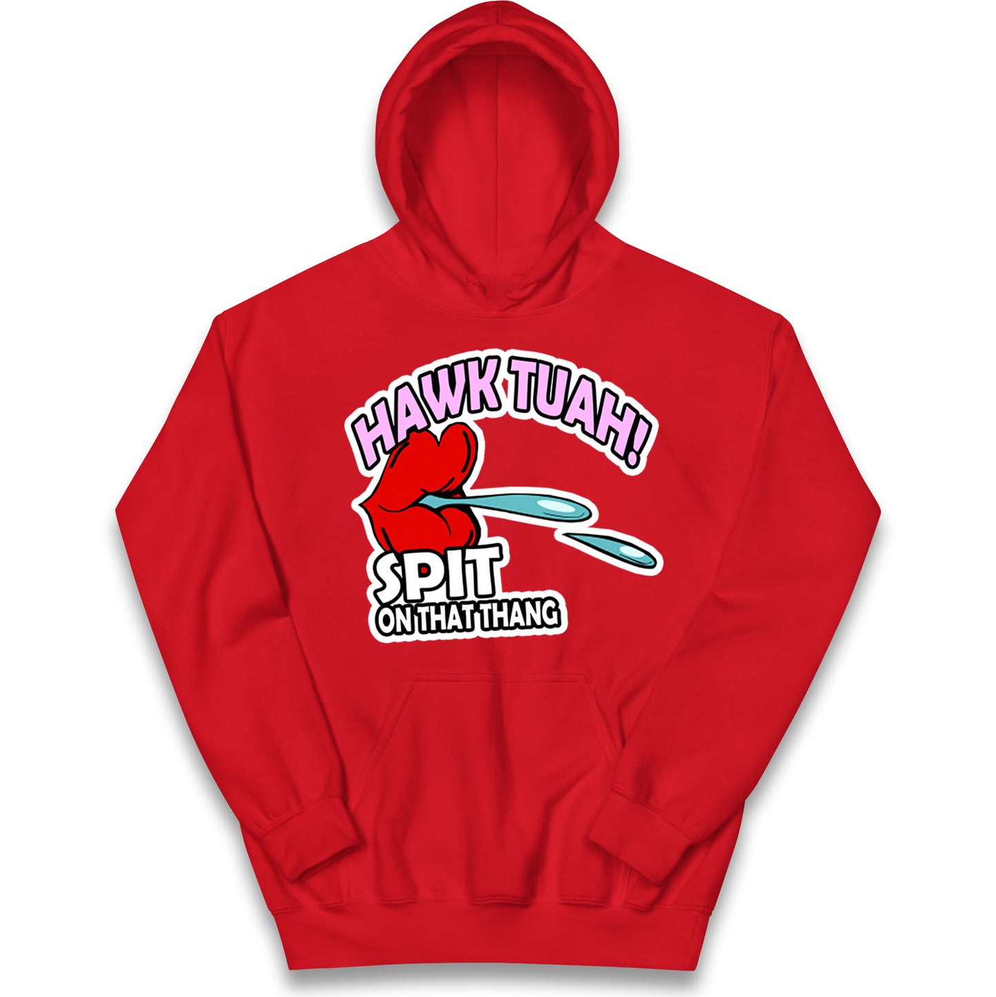Hawk Tuah Spit on That Thang Kids Hoodie