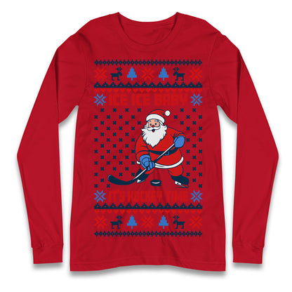 Hockey Christmas Longsleeve T Shirt