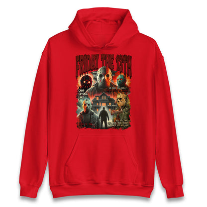 Jason voorhees Friday The 13th horror Halloween Bootleg Unisex Hoodie
