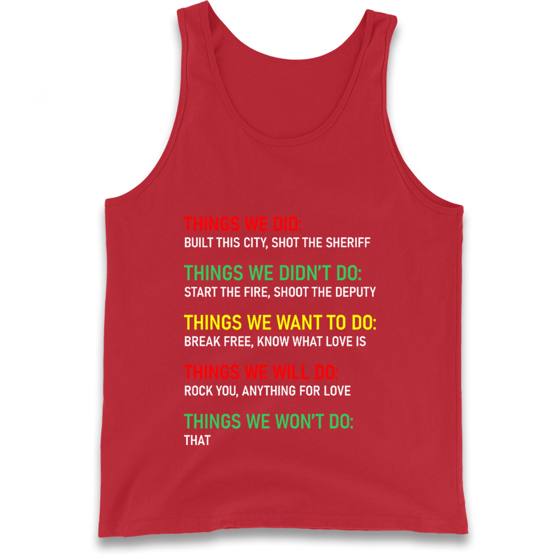 Bob Marley Music Tank Top