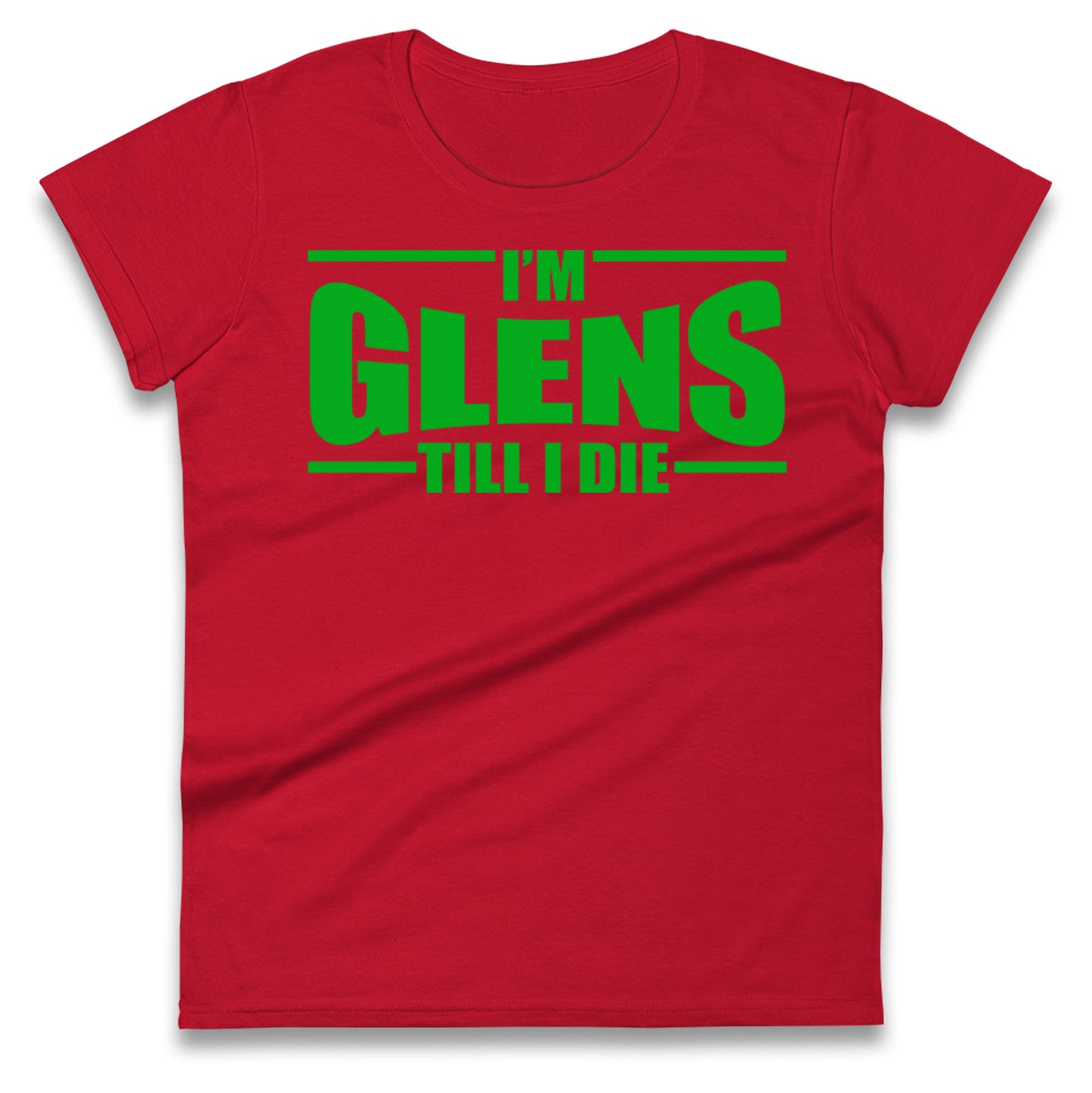 Glentoran FC Football Ladies T Shirt