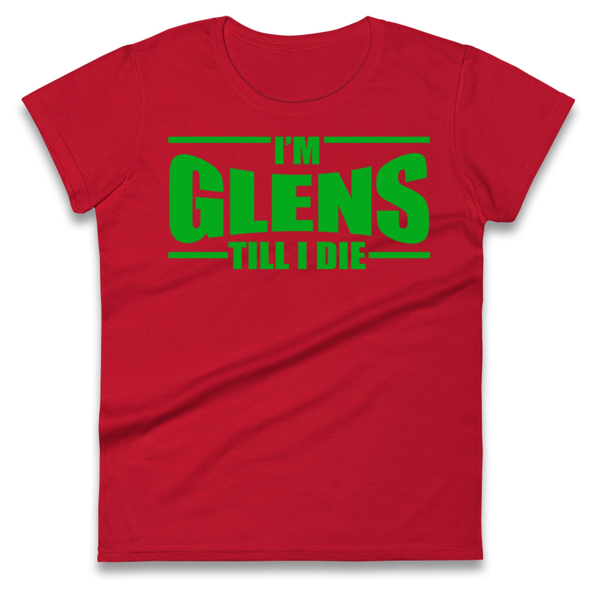 Glentoran FC Football Ladies T Shirt