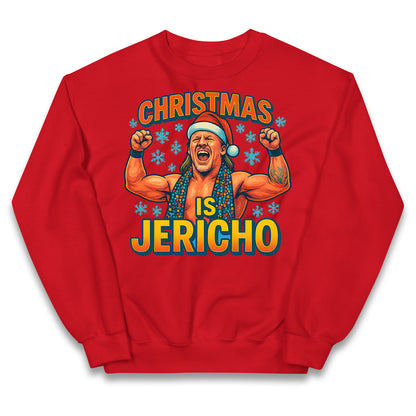 Chris Jericho Christmas Kids Jumper