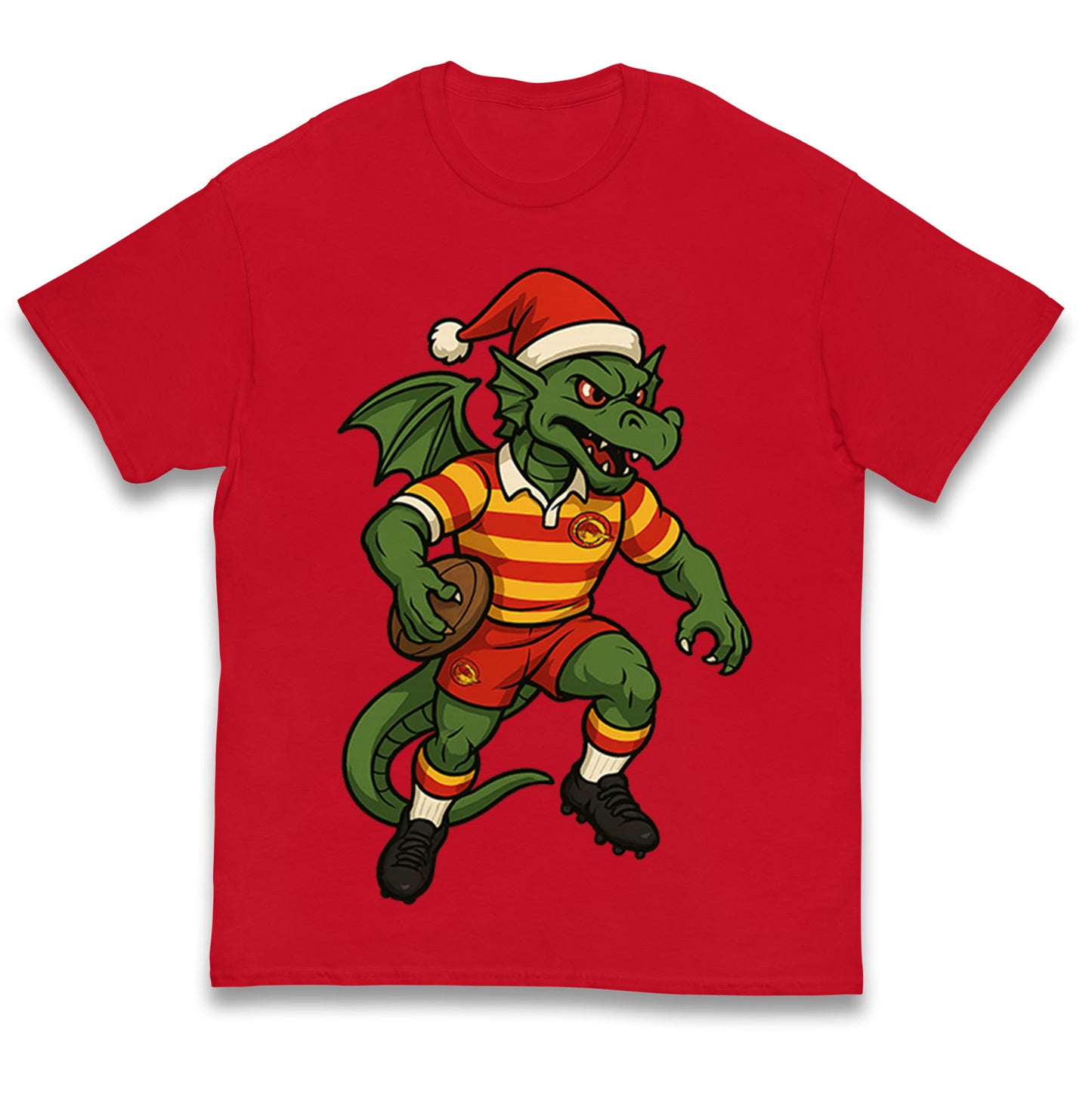 Catalans Dragons Christmas Kids T Shirt