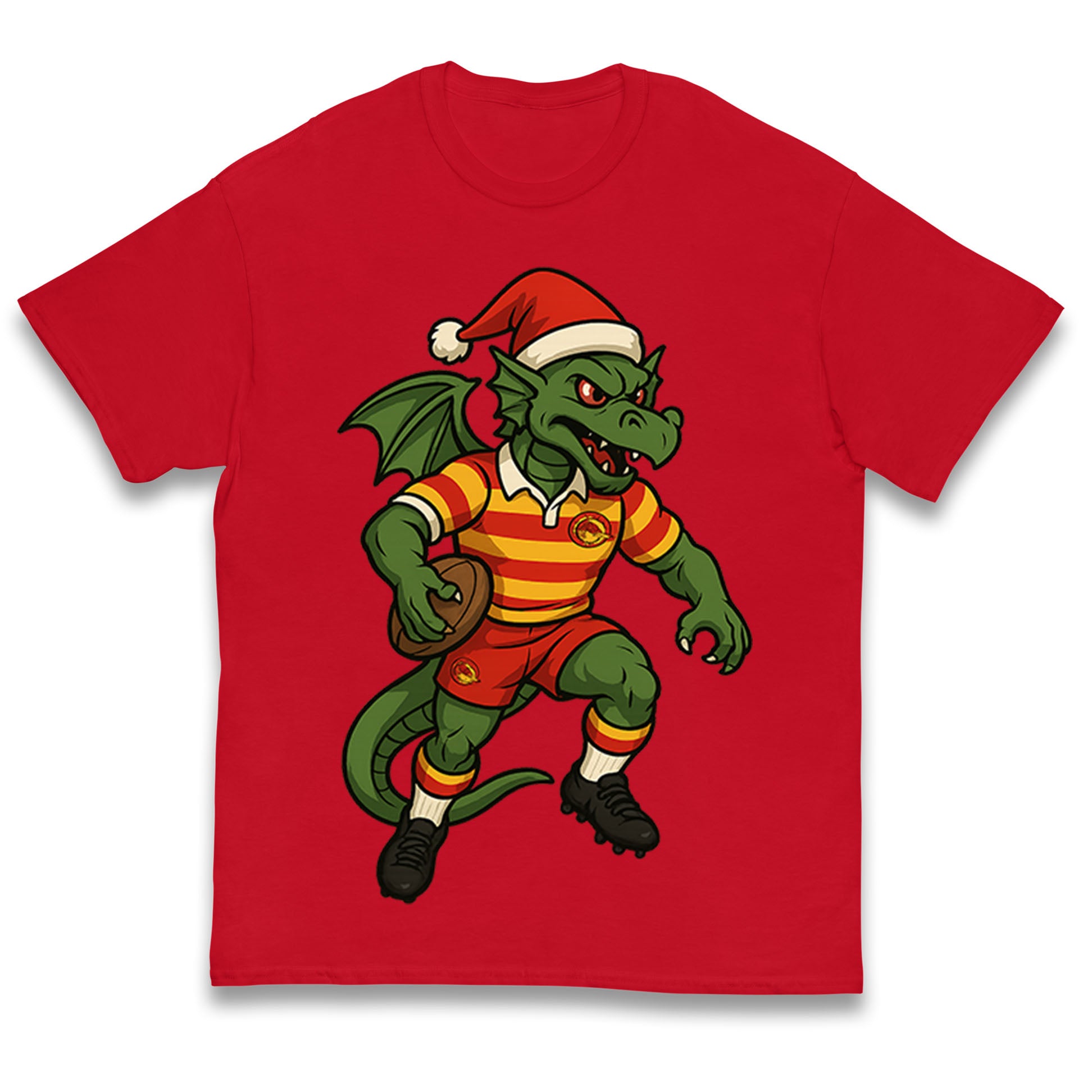 Catalans Dragons Christmas Kids T Shirt