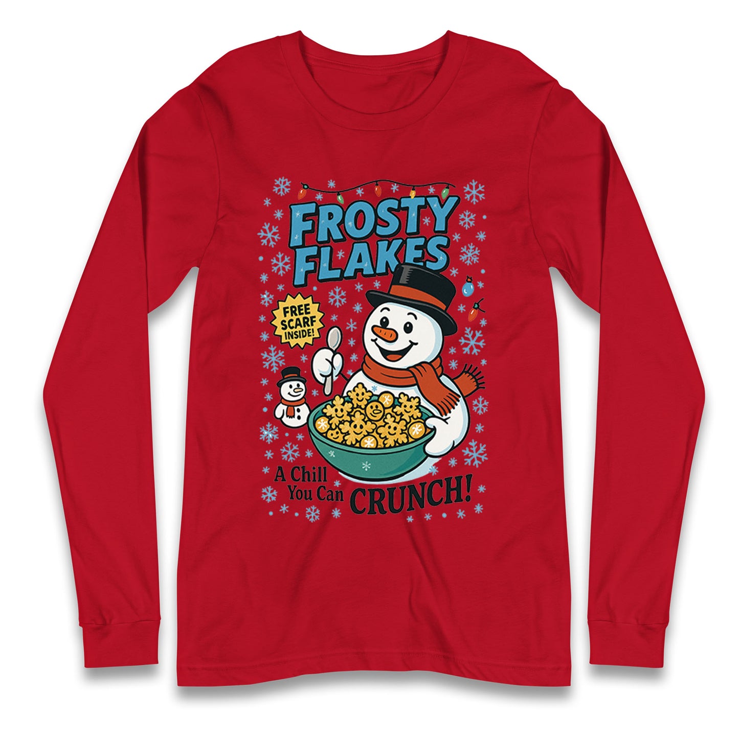 Snowman Christmas Longsleeve T Shirt