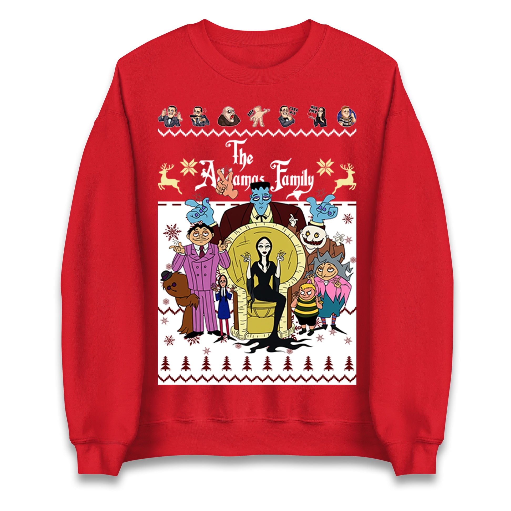 Scary Addams Christmas Jumper