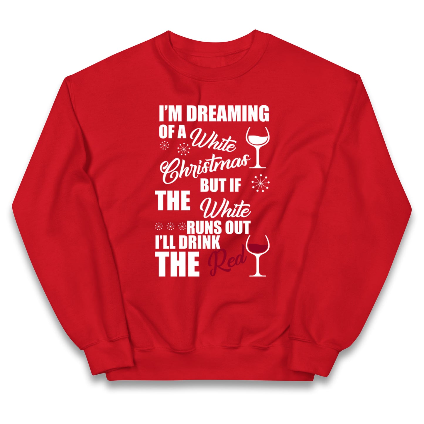 Wine Christmas Kids Jumper