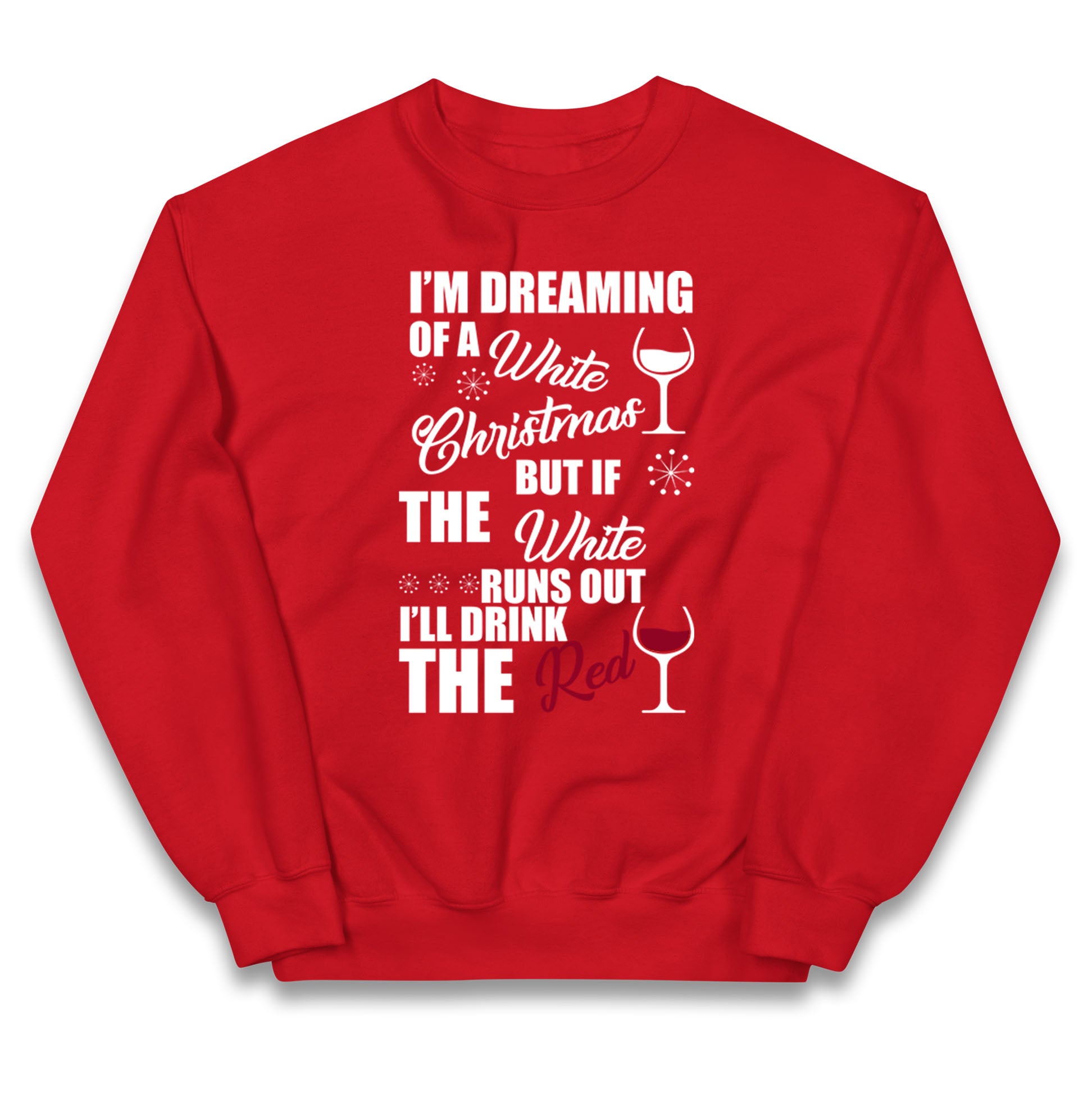 Wine Christmas Kids Jumper