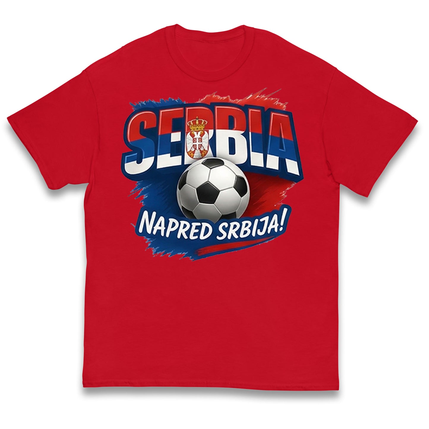 Serbia Retro World Cup Kids T Shirt