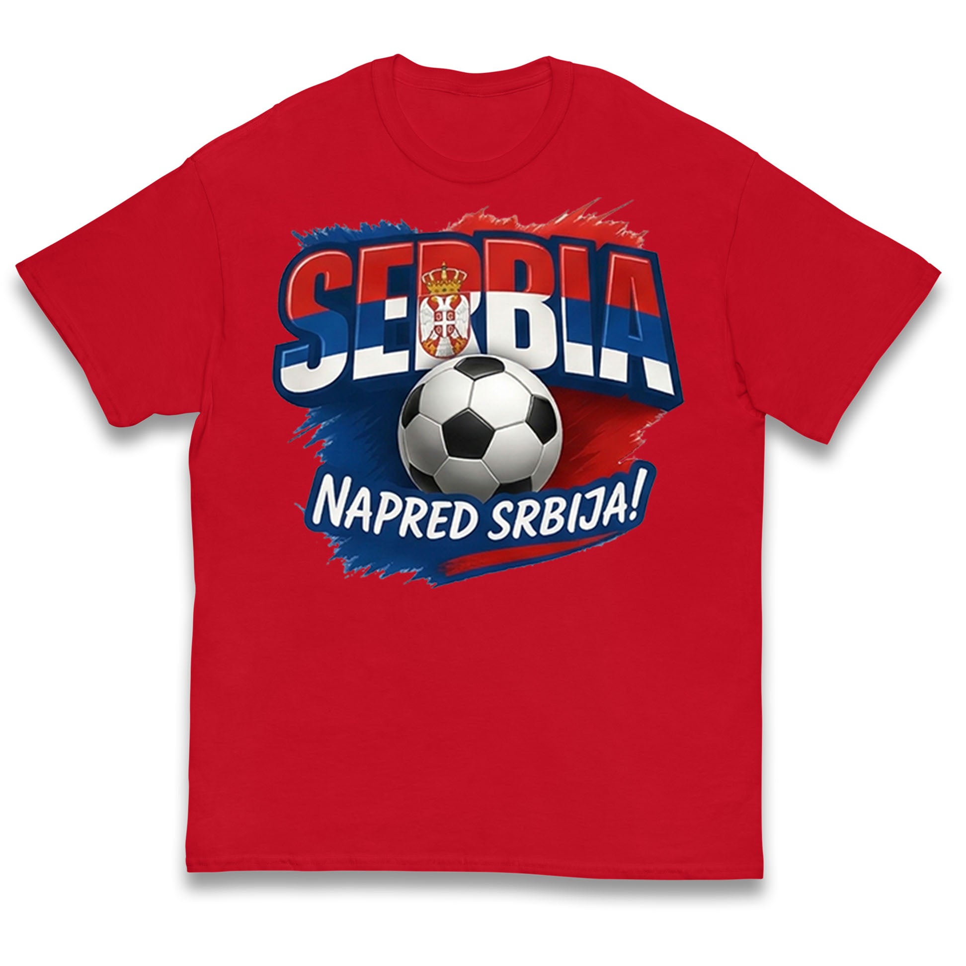 Serbia Retro World Cup Kids T Shirt